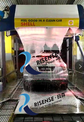 360 berührungslose Autowaschanlage mit 42 kW Ausgangsleistung und wischfreiem Sprühsystem