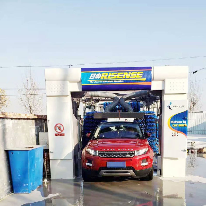 Hot-dip Galvanized Risense Autowaschmaschine und automatische Auto Reinigungsmaschine an einer Tankstelle