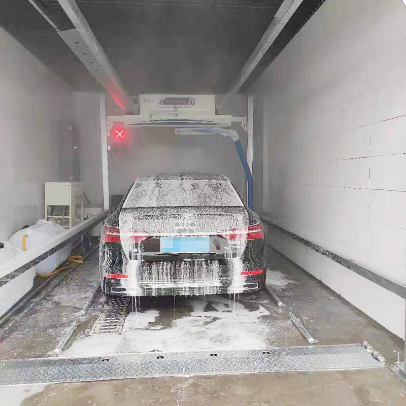 Hochdruckwasche leicht gemacht Voll automatische Einarm 360-Grad-Autowaschmaschine