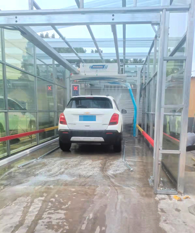 Hochdruckwasche leicht gemacht Voll automatische Einarm 360-Grad-Autowaschmaschine