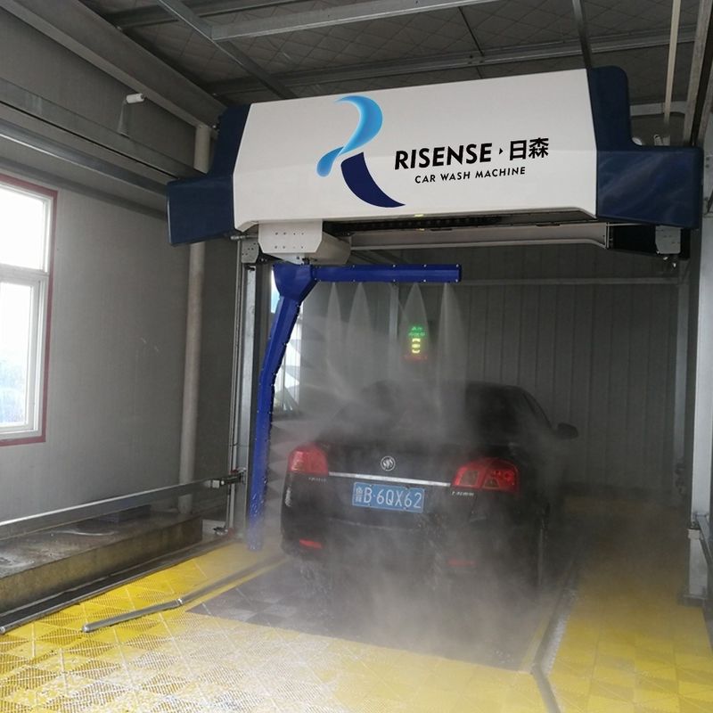 Hot Dip Verzinkung Stahl Risense Smart Modell mit 120 bar Hochdruck Roboter berührungslose Autowaschmaschine
