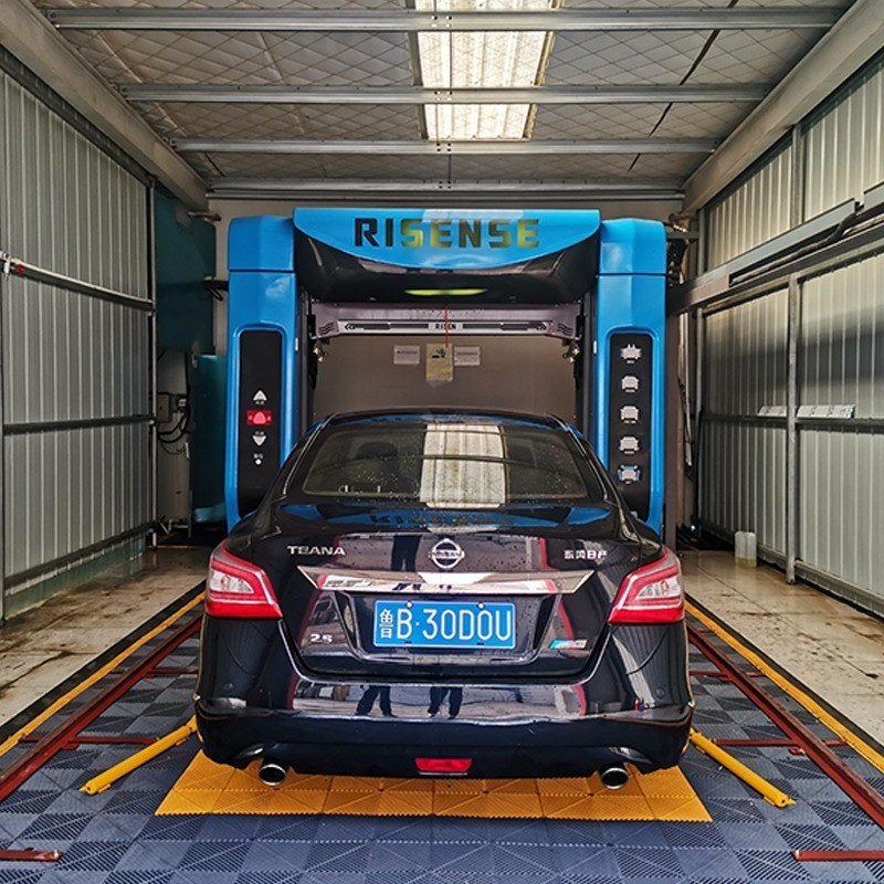 Risense Berührungslose Bürstenlose Autowaschmaschine mit Lufttrockner 25-60 ml/Auto Shampoo Verbrauch