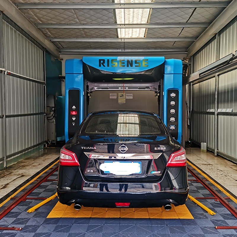 Risense Berührungslose Bürstenlose Autowaschmaschine mit Lufttrockner 25-60 ml/Auto Shampoo Verbrauch