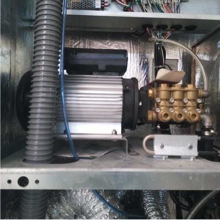 Einphasige 220V 5,5KW Warmverzinkte Stahlwaschmaschine für Münzstation