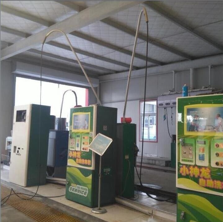 Einphasige 220V 5,5KW Warmverzinkte Stahlwaschmaschine für Münzstation